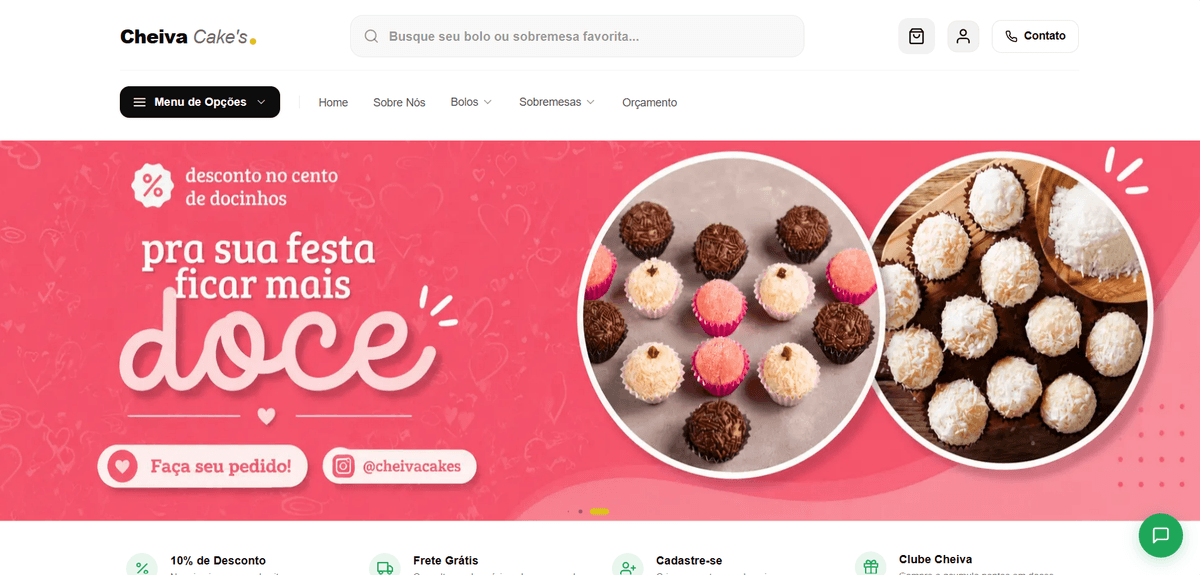 E-commerce - Confeitaria 